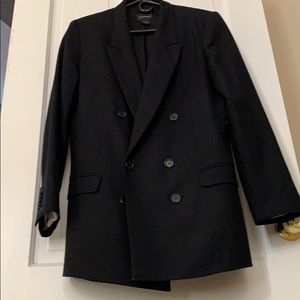 Club Monaco Double-Breasted Wool Blazer
